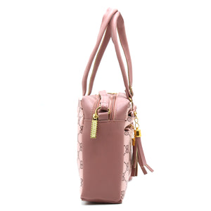 Two In One Circle Printed Double Zip Front Women Sling Bag - myStore20202019