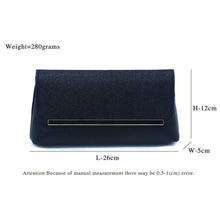 Load image into Gallery viewer, Two In One Designer Frame Flap Shimmer Clutch - myStore20202019
