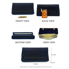 Load image into Gallery viewer, Two In One Designer Frame Flap Shimmer Clutch - myStore20202019
