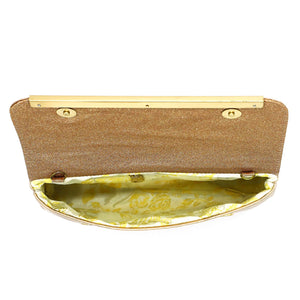 Two In One Designer Frame Flap Shimmer Clutch - myStore20202019