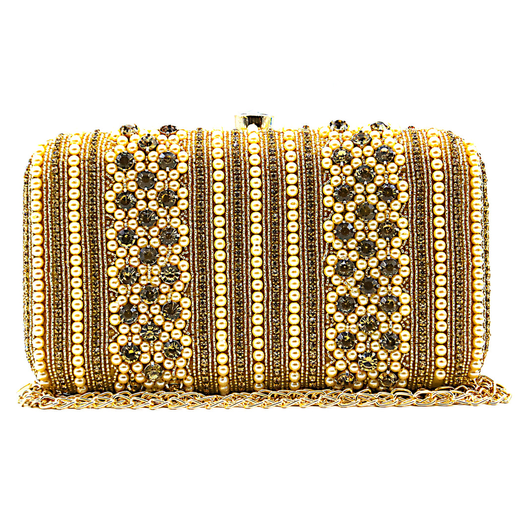 Two In One Double Big Stone Women Clutch - myStore20202019