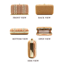 Load image into Gallery viewer, Two In One Double Big Stone Women Clutch - myStore20202019
