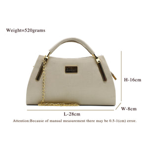 Two In One Double Handle Boat Shape Women Clutch - myStore20202019