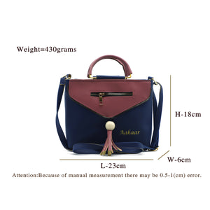 Two In One Double Handle Zip Pattern Women Sling - myStore20202019
