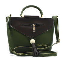 Load image into Gallery viewer, Two In One Double Handle Zip Pattern Women Sling - myStore20202019
