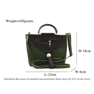 Two In One Double Handle Zip Pattern Women Sling - myStore20202019