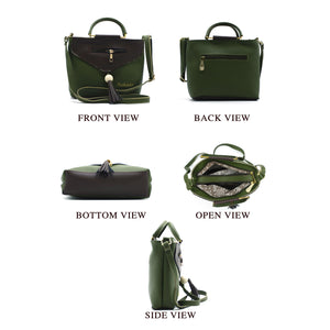 Two In One Double Handle Zip Pattern Women Sling - myStore20202019