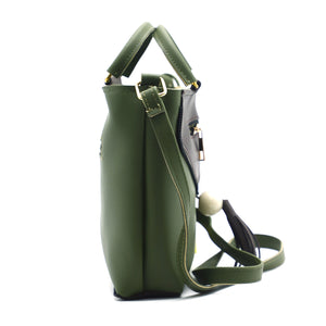 Two In One Double Handle Zip Pattern Women Sling - myStore20202019