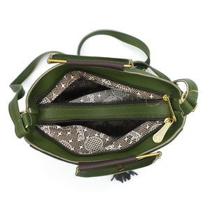 Two In One Double Handle Zip Pattern Women Sling - myStore20202019