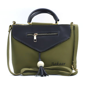 Two In One Double Handle Zip Pattern Women Sling - myStore20202019