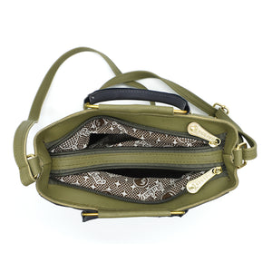 Two In One Double Handle Zip Pattern Women Sling - myStore20202019