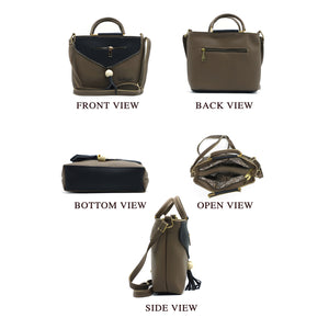 Two In One Double Handle Zip Pattern Women Sling - myStore20202019