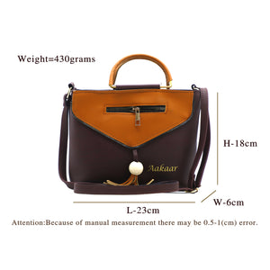 Two In One Double Handle Zip Pattern Women Sling - myStore20202019