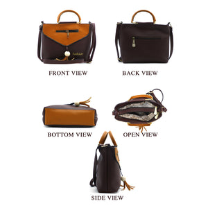 Two In One Double Handle Zip Pattern Women Sling - myStore20202019