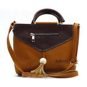Two In One Double Handle Zip Pattern Women Sling - myStore20202019