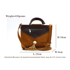 Two In One Double Handle Zip Pattern Women Sling - myStore20202019
