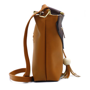 Two In One Double Handle Zip Pattern Women Sling - myStore20202019