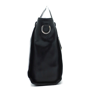 Two In One Double Silver Handle Ladies HandBag - myStore20202019