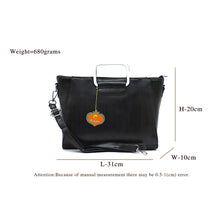 Load image into Gallery viewer, Two In One Double Silver Handle Ladies HandBag - myStore20202019
