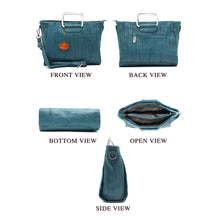 Load image into Gallery viewer, Two In One Double Silver Handle Ladies HandBag - myStore20202019
