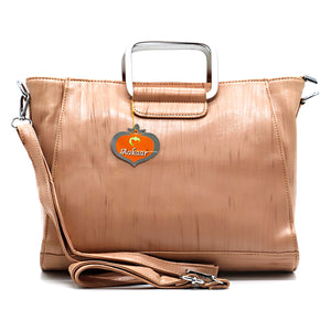 Two In One Double Silver Handle Ladies HandBag - myStore20202019