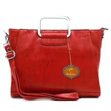Load image into Gallery viewer, Two In One Double Silver Handle Ladies HandBag - myStore20202019
