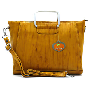 Two In One Double Silver Handle Ladies HandBag - myStore20202019