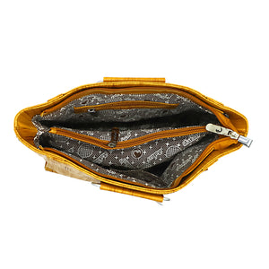 Two In One Double Silver Handle Ladies HandBag - myStore20202019