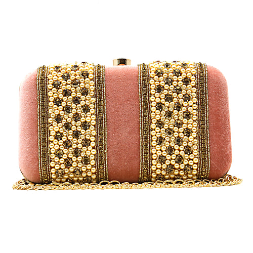 Two In One Double Stone Patti Women Clutch - myStore20202019
