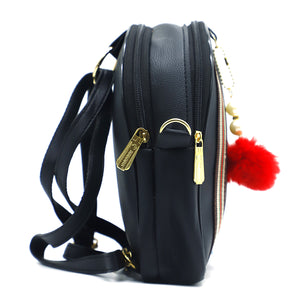 Two In One Double Stripe Double Zip Girls BackPack - myStore20202019