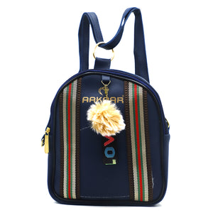 Two In One Double Stripe Double Zip Girls BackPack - myStore20202019