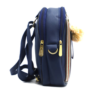 Two In One Double Stripe Double Zip Girls BackPack - myStore20202019