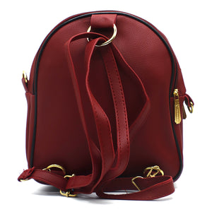 Two In One Double Stripe Double Zip Girls BackPack - myStore20202019