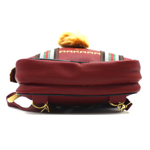 Two In One Double Stripe Double Zip Girls BackPack - myStore20202019