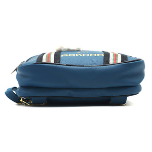 Two In One Double Stripe Double Zip Girls BackPack - myStore20202019