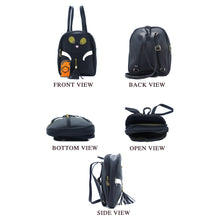 Load image into Gallery viewer, Two In One Double Zip Cartoon Print Girls BackPack - myStore20202019
