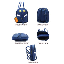 Load image into Gallery viewer, Two In One Double Zip Cartoon Print Girls BackPack - myStore20202019
