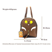 Load image into Gallery viewer, Two In One Double Zip Cartoon Print Girls BackPack - myStore20202019
