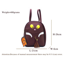 Load image into Gallery viewer, Two In One Double Zip Cartoon Print Girls BackPack - myStore20202019
