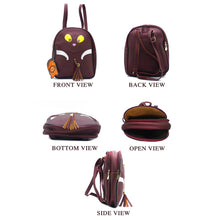 Load image into Gallery viewer, Two In One Double Zip Cartoon Print Girls BackPack - myStore20202019
