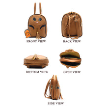 Load image into Gallery viewer, Two In One Double Zip Cartoon Print Girls BackPack - myStore20202019
