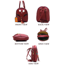 Load image into Gallery viewer, Two In One Double Zip Cartoon Print Girls BackPack - myStore20202019
