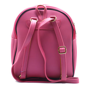 Two In One Double Zip Cartoon Print Girls BackPack - myStore20202019