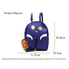 Load image into Gallery viewer, Two In One Double Zip Cartoon Print Girls BackPack - myStore20202019
