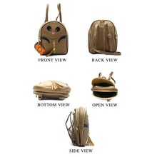Load image into Gallery viewer, Two In One Double Zip Cartoon Print Girls BackPack - myStore20202019
