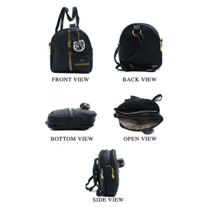 Two In One Double Zip Front Zip Girls BackPack - myStore20202019