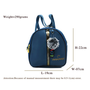 Two In One Double Zip Front Zip Girls BackPack - myStore20202019