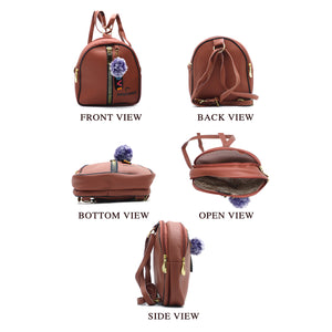 Two In One Double Zip Front Zip Girls BackPack - myStore20202019