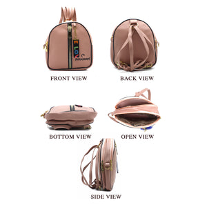 Two In One Double Zip Front Zip Girls BackPack - myStore20202019