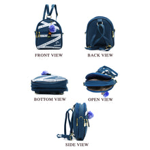 Load image into Gallery viewer, Two In One Double Zip Printed Girls BackPack - myStore20202019
